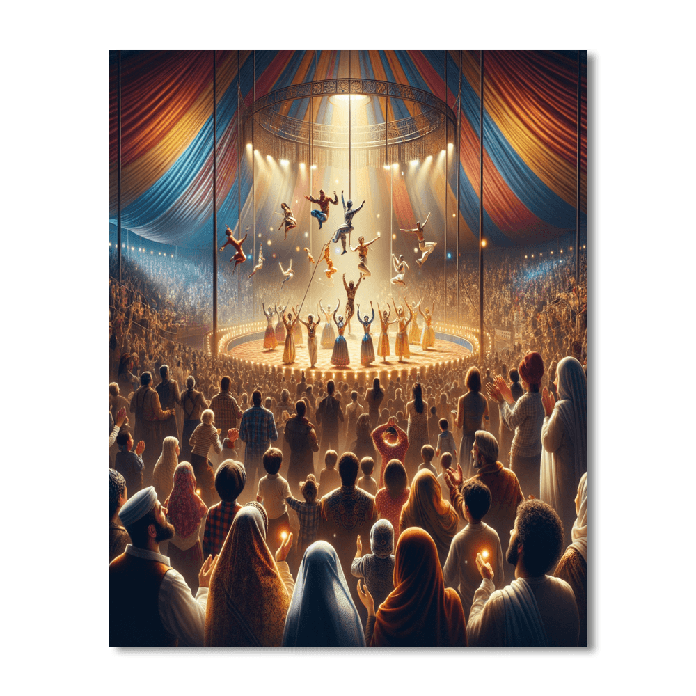 International Circus Festival - Monaco Painting Number Kit