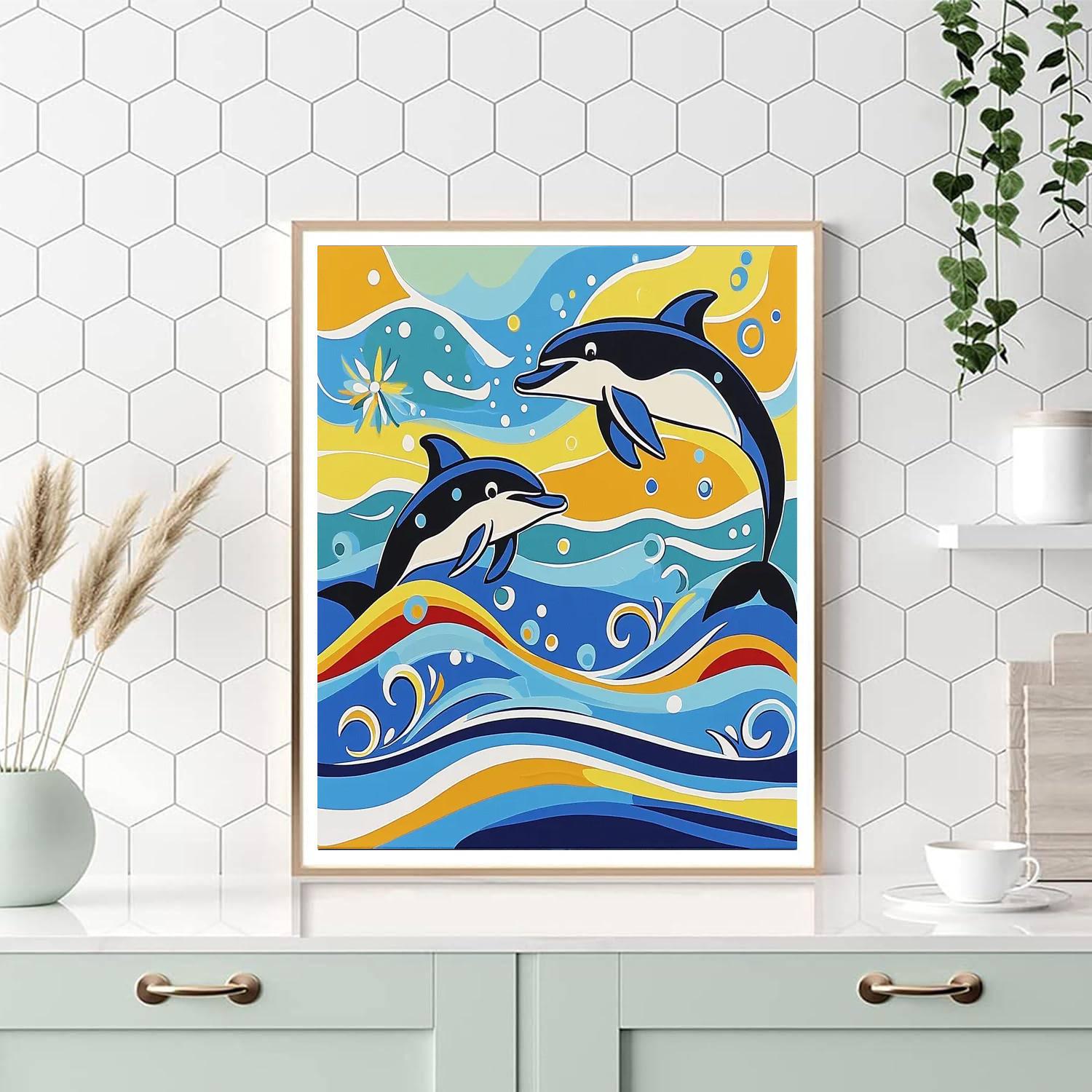 Henri Matisse Inspired Playful Seascape  Paint By Number