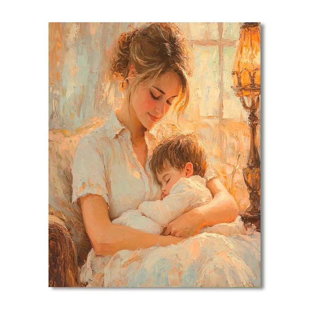 Home In Her Arms Paint By Numbers