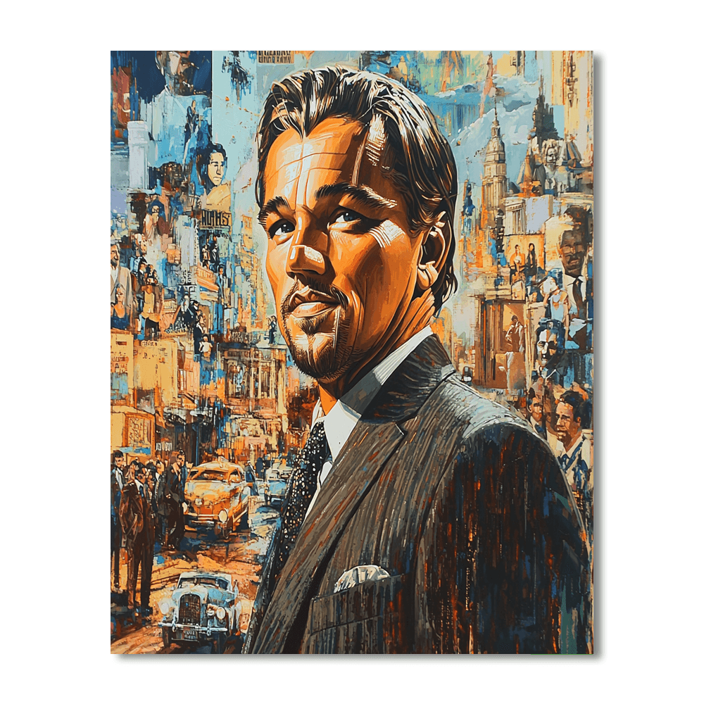 Leonardo Dicaprio: The Relentless Pursuit Of Dreams Paint By Color