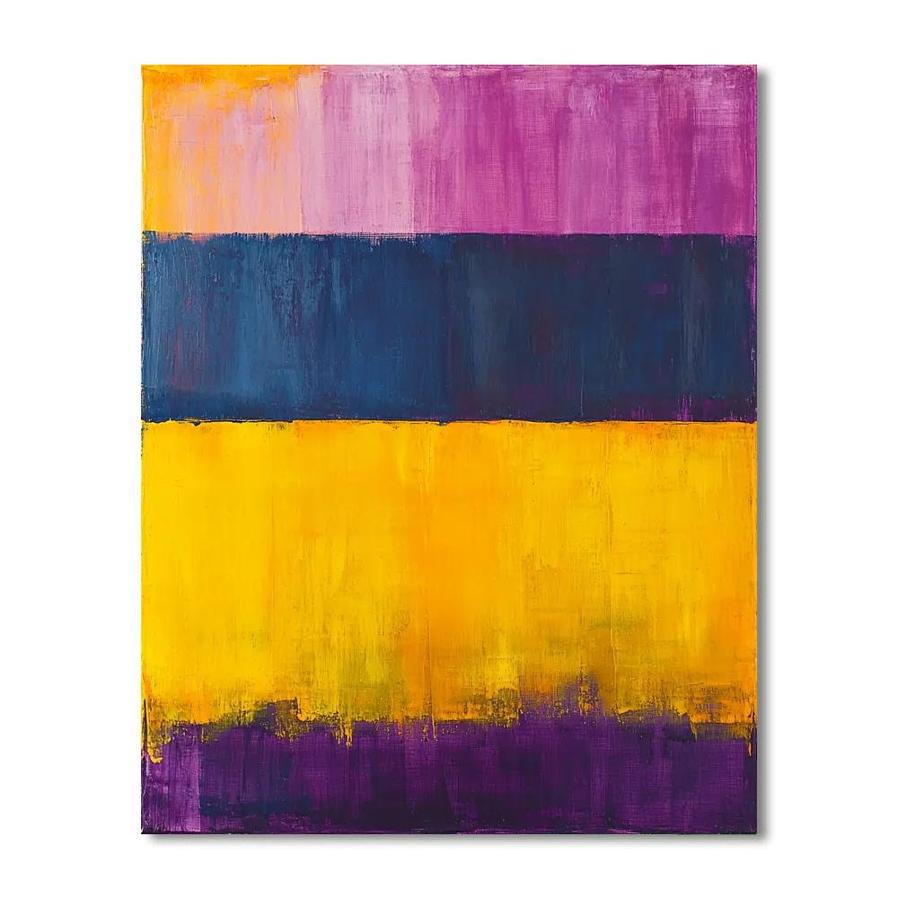 Mark Rothko Inspired Chroma Dreams  Painting Number Kit