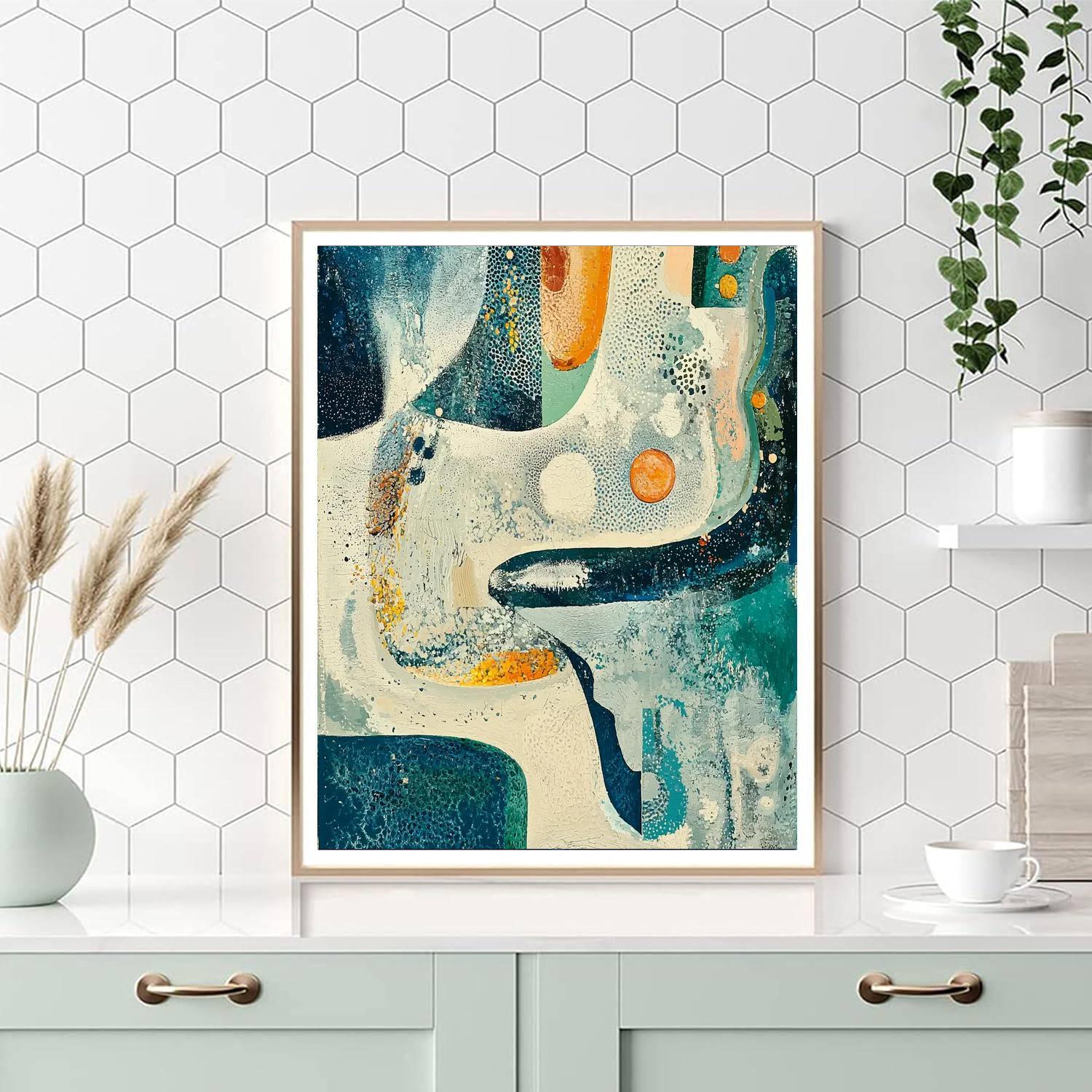 Max Ernst Inspired Ethereal Cosmoscape  Painting Number Kit