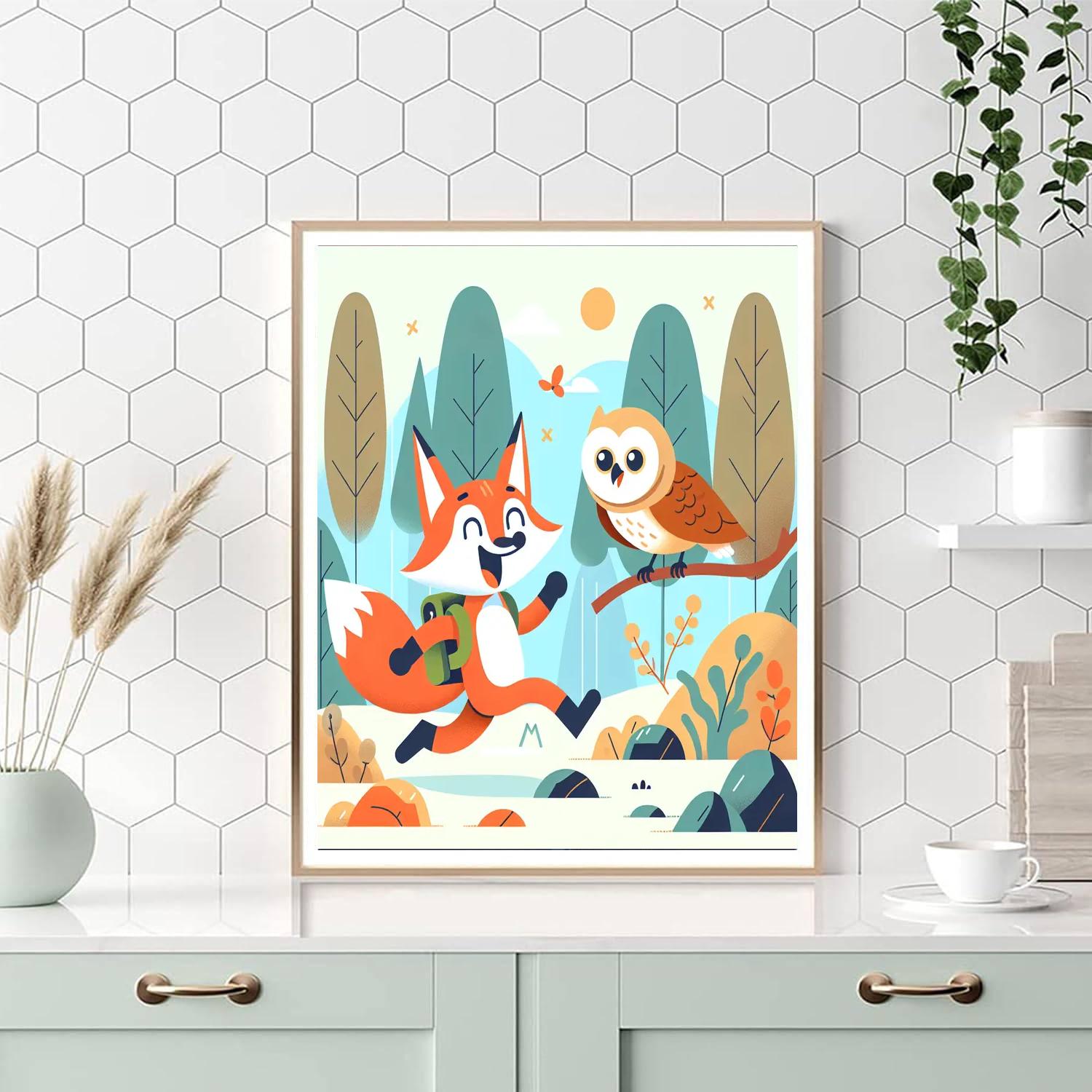 Adventurous Forest Quest Painting By Numbers Kit