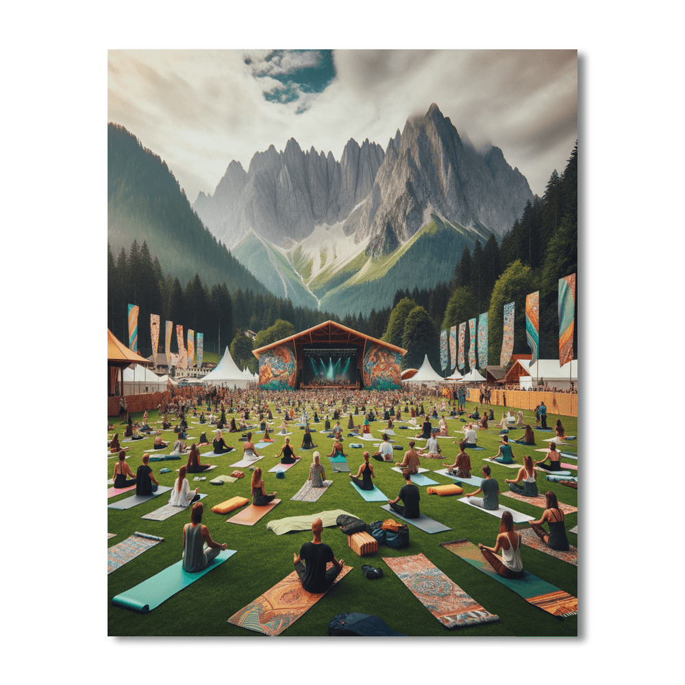 Wanderlust Festival Painting By Numbers Kit
