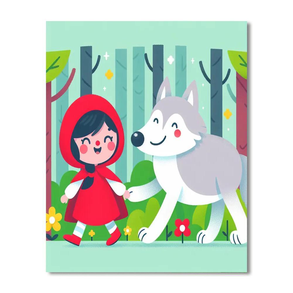 Fun With Fairy Tales Paint By Numbers Art