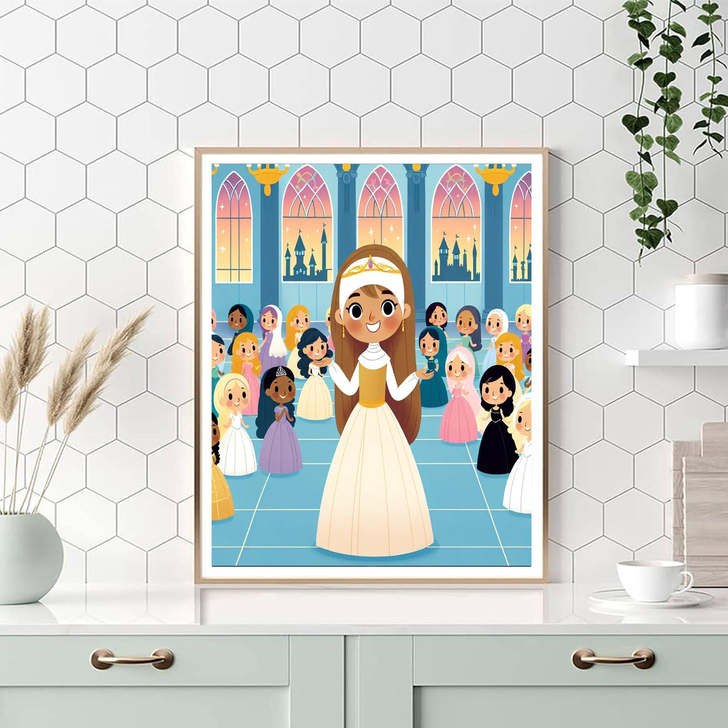 Princess Party Painting Number Kit