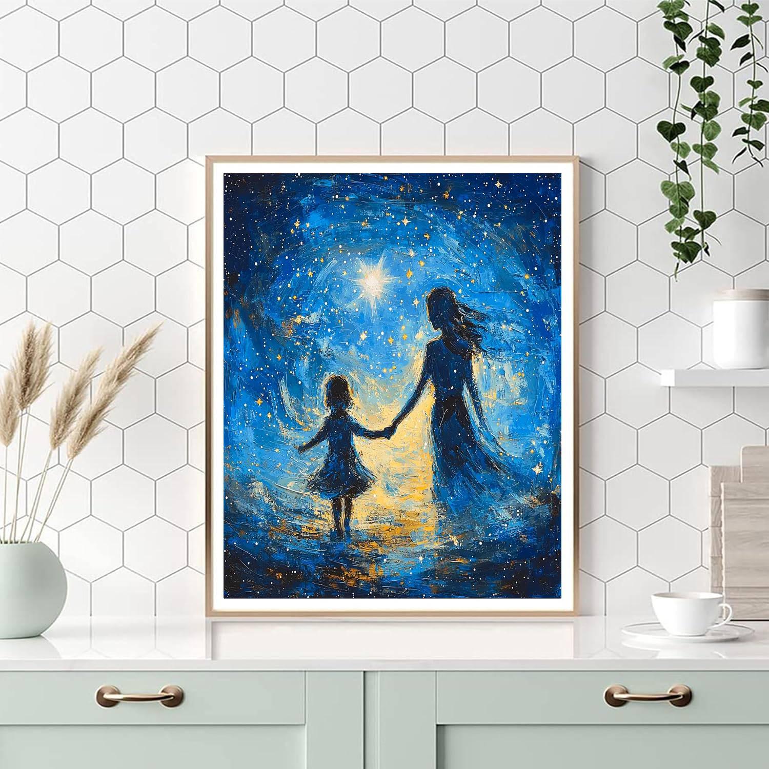 Guiding Stars Of Motherhood Number Painting