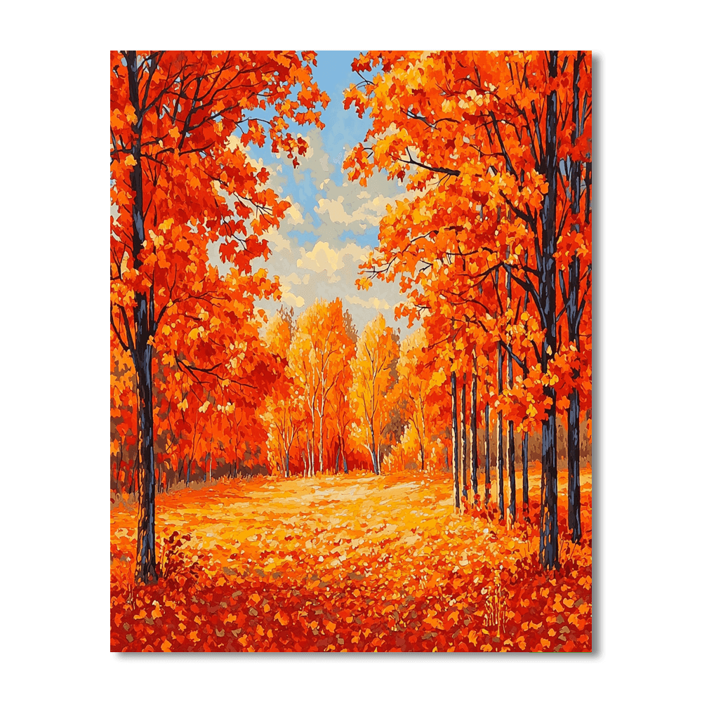 Turner Inspired The Spirit of Autumn - DIY Painting By Numbers Kit