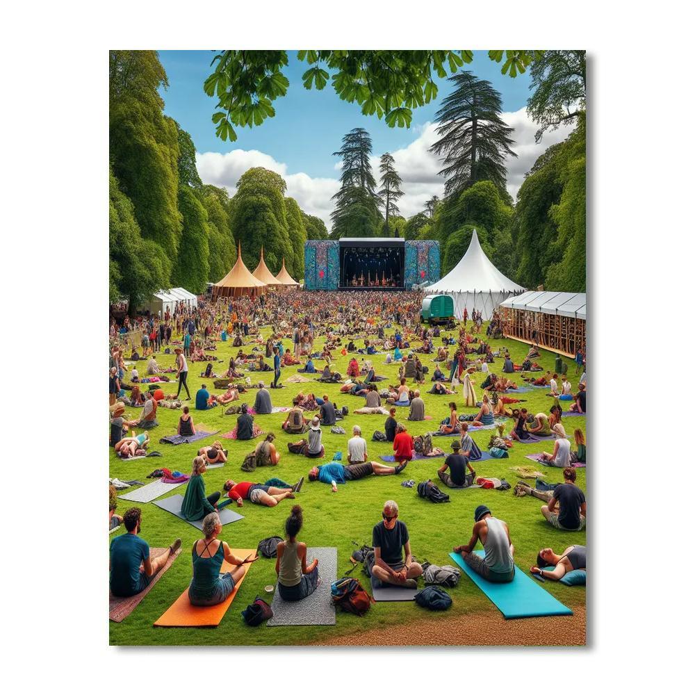 Wilderness Festival - Oxfordshire, Uk Paint By Color