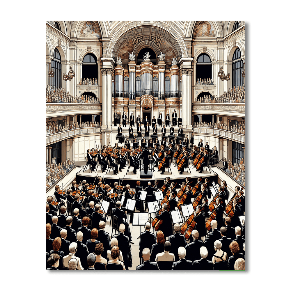 Dresden Music Festival - Germany Number Painting