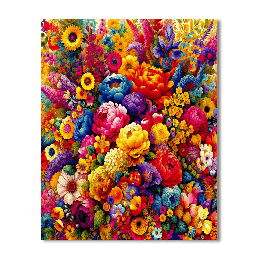 Festival Of Blooms Painting By Numbers Kit
