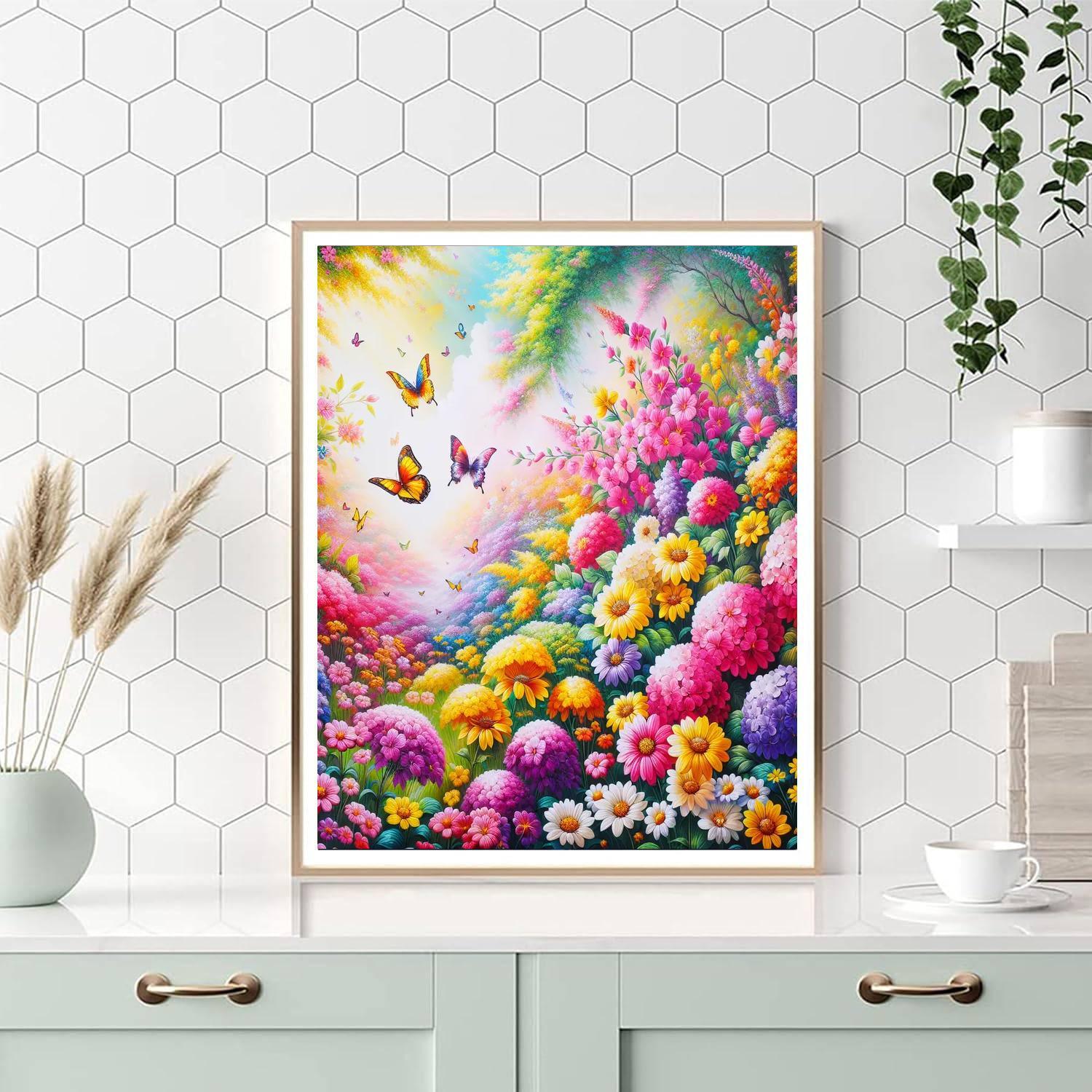 Cheerful Spring Blooms Paint By Color
