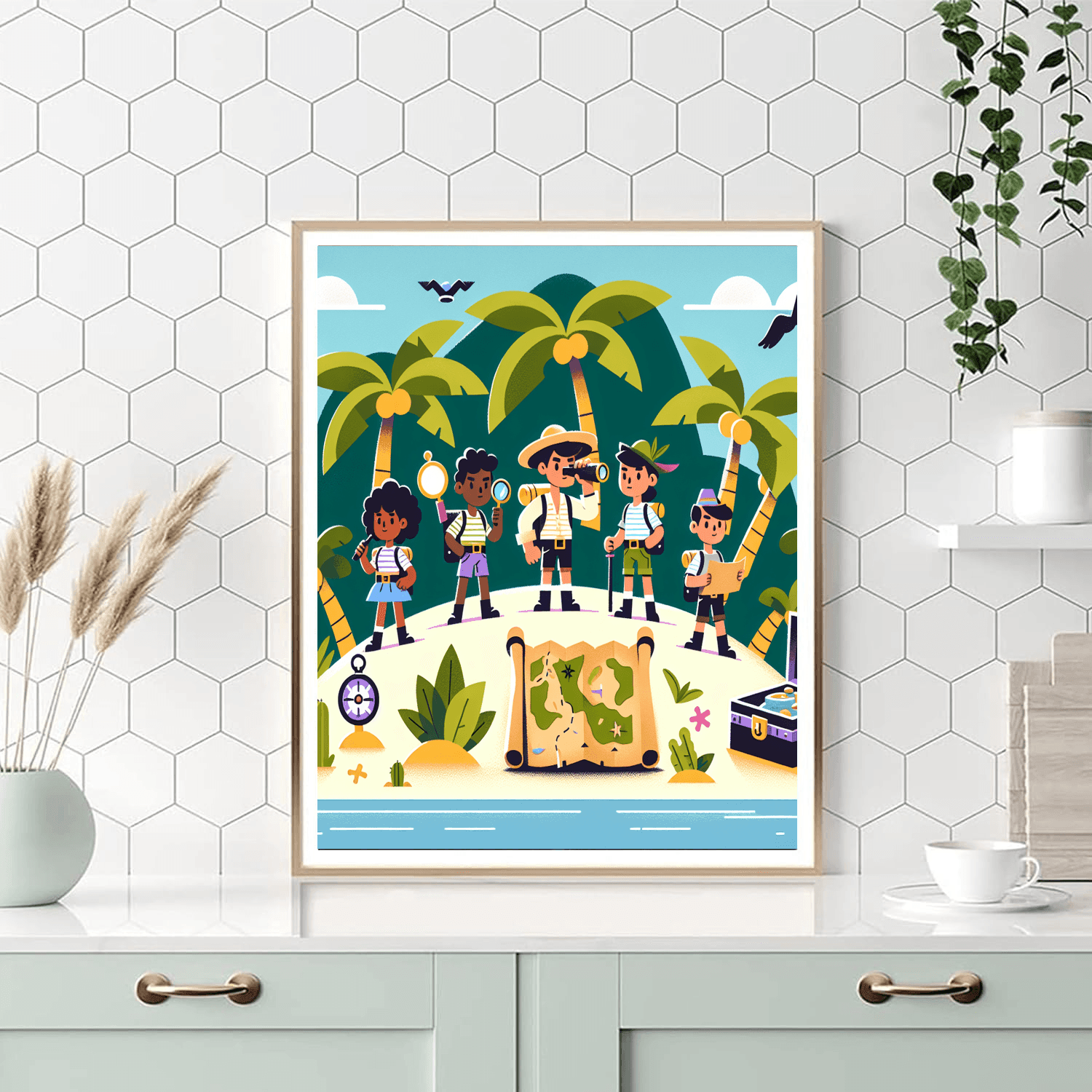 Adventure Island Quest Paint By Color