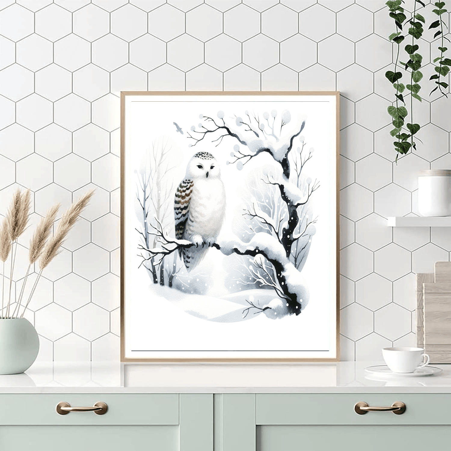 Snowy Owl Watch Paint By Numbers Kits