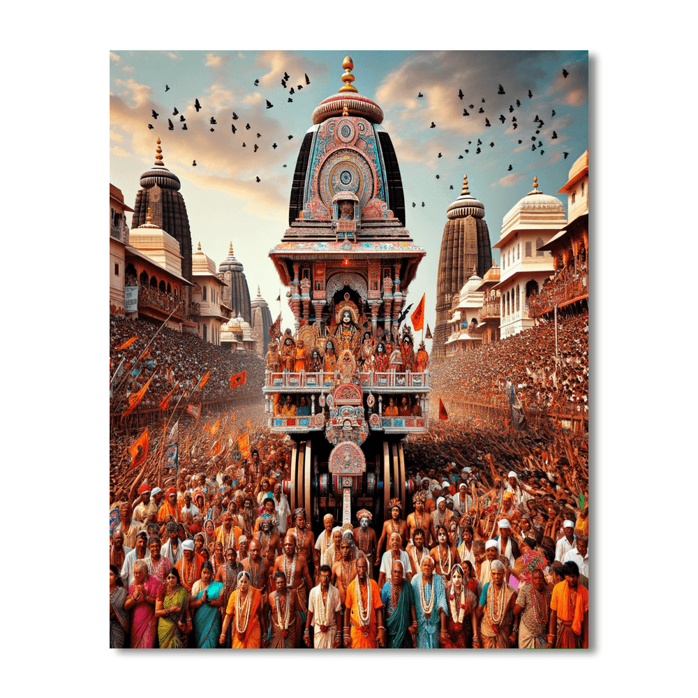 Rath Yatra - India Paint By Number
