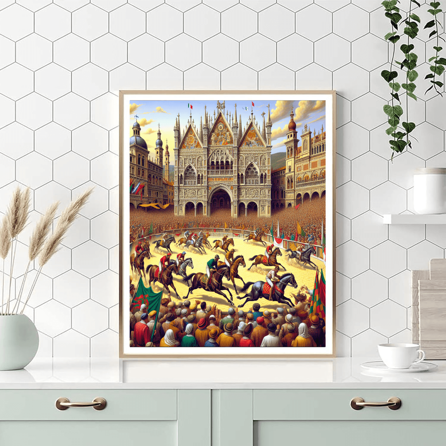 Palio Di Siena - Siena, Italy Number Painting
