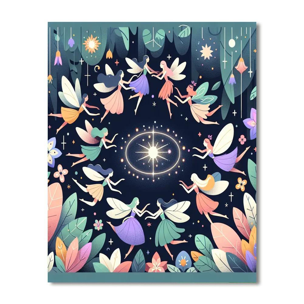 Fairy Circle Numbered Painting Kits