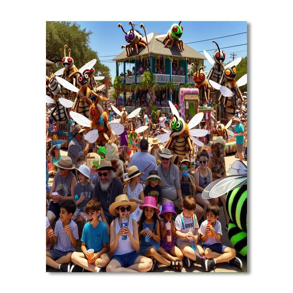 Great Texas Mosquito Festival Paint By Numbers