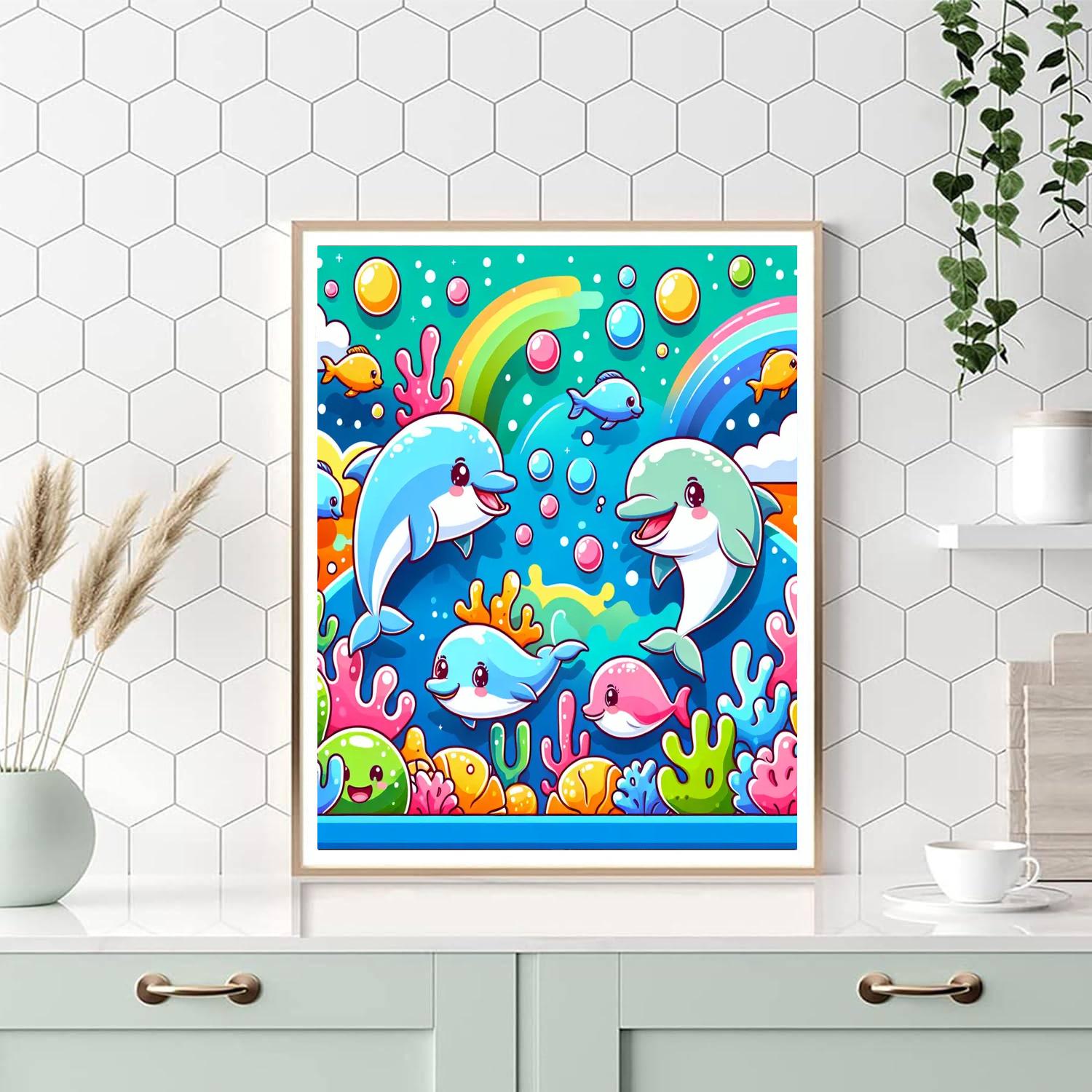 Friends Of The Ocean Painting Number Kit