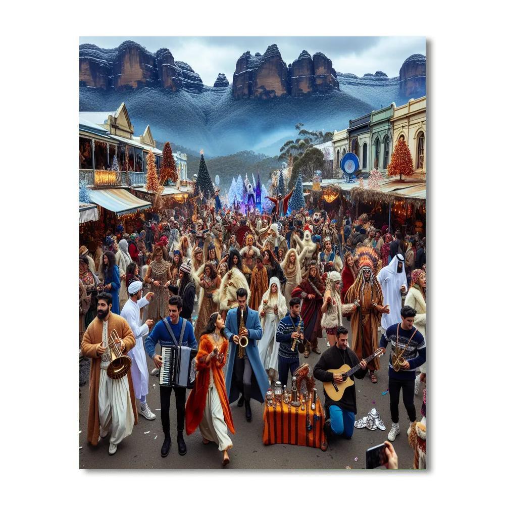 Winter Magic Festival - Australia Paint By Numbers Art