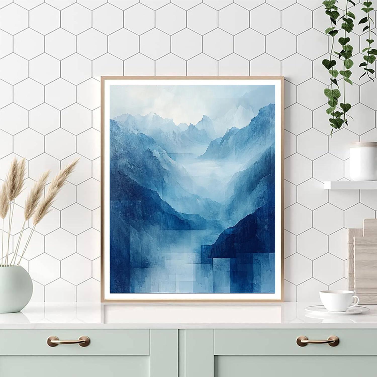 Paul Cézanne Inspired Mystical Mountain Veils  Paint By Numbers Kits