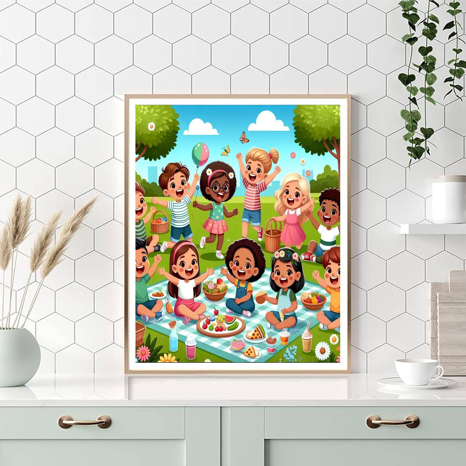 Picnic In The Park Paint By Numbers Art