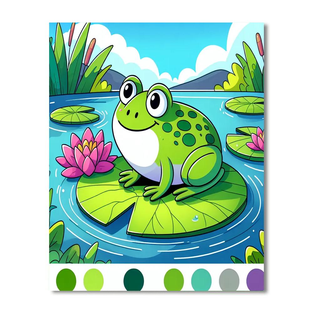 Eco-explorer Frog Adventure Painting By Numbers Kit