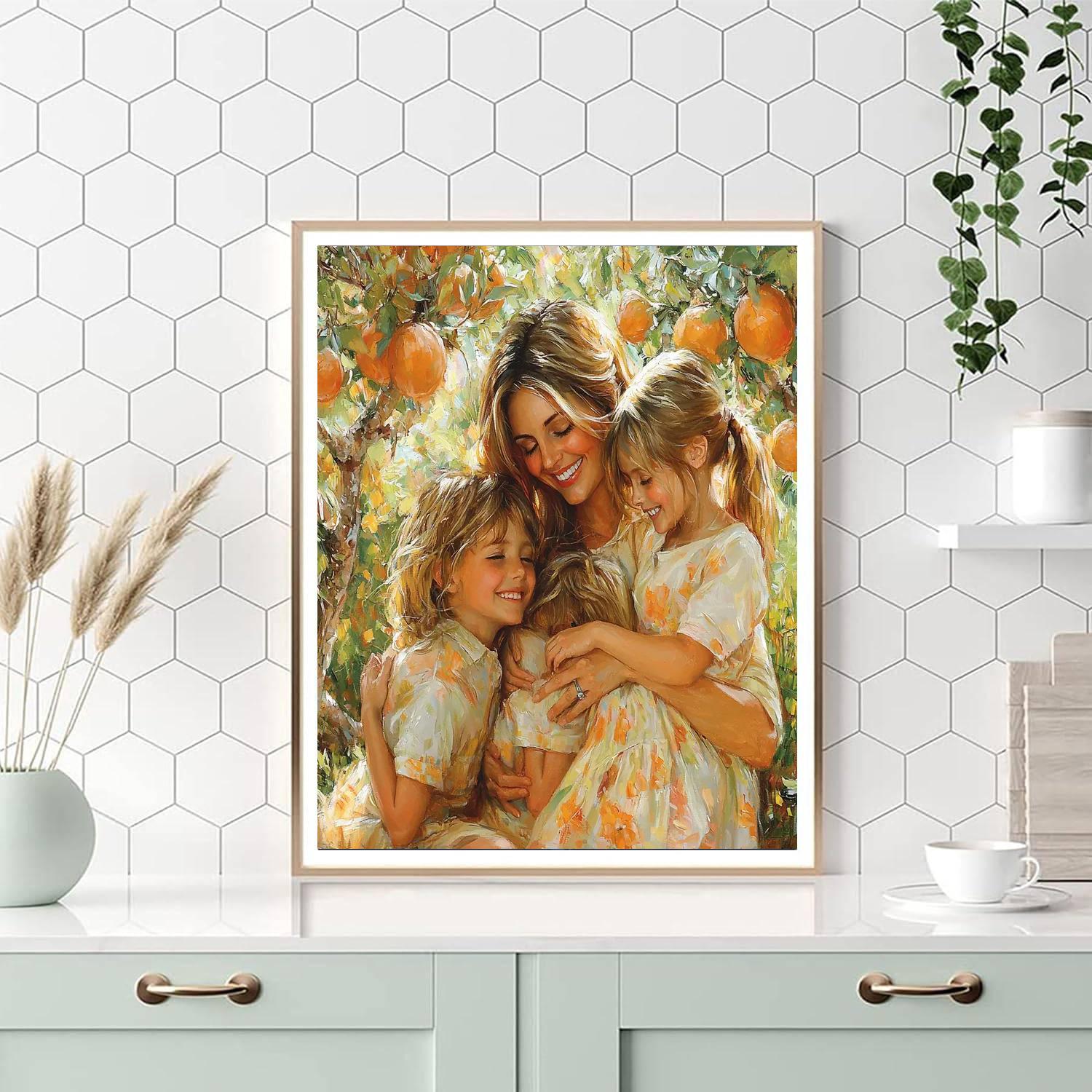 Heart Of The Family Number Painting