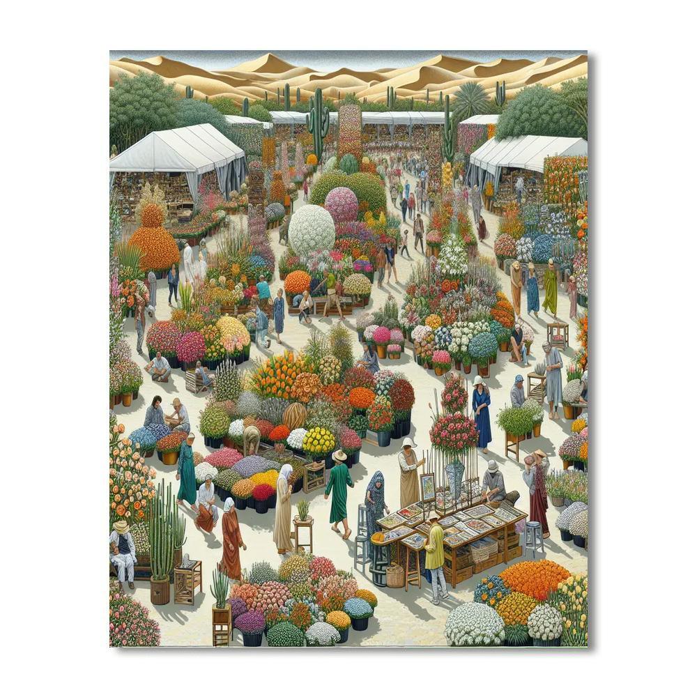 Al Ain Flower Festival - Uae Painting Number Kit