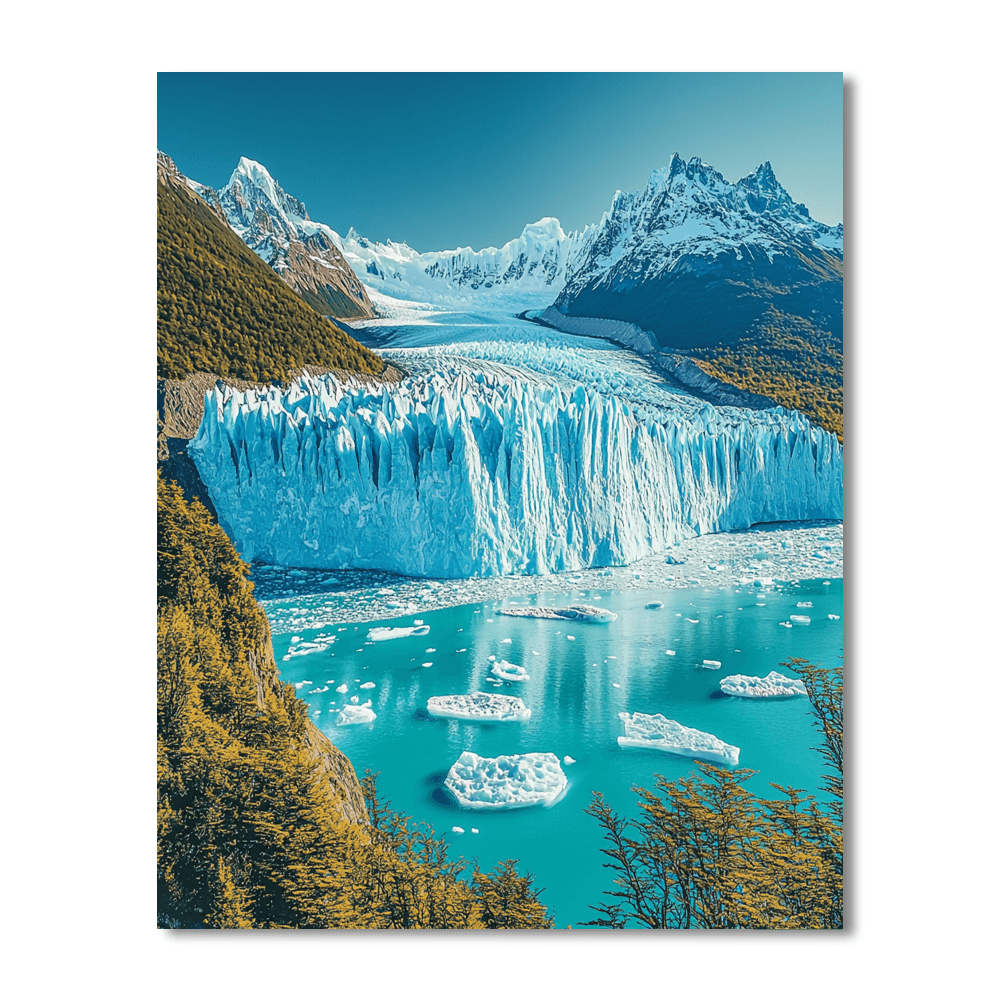 Perito Moreno Glacier - Patagonia, Argentina Paint By Numbers Kits