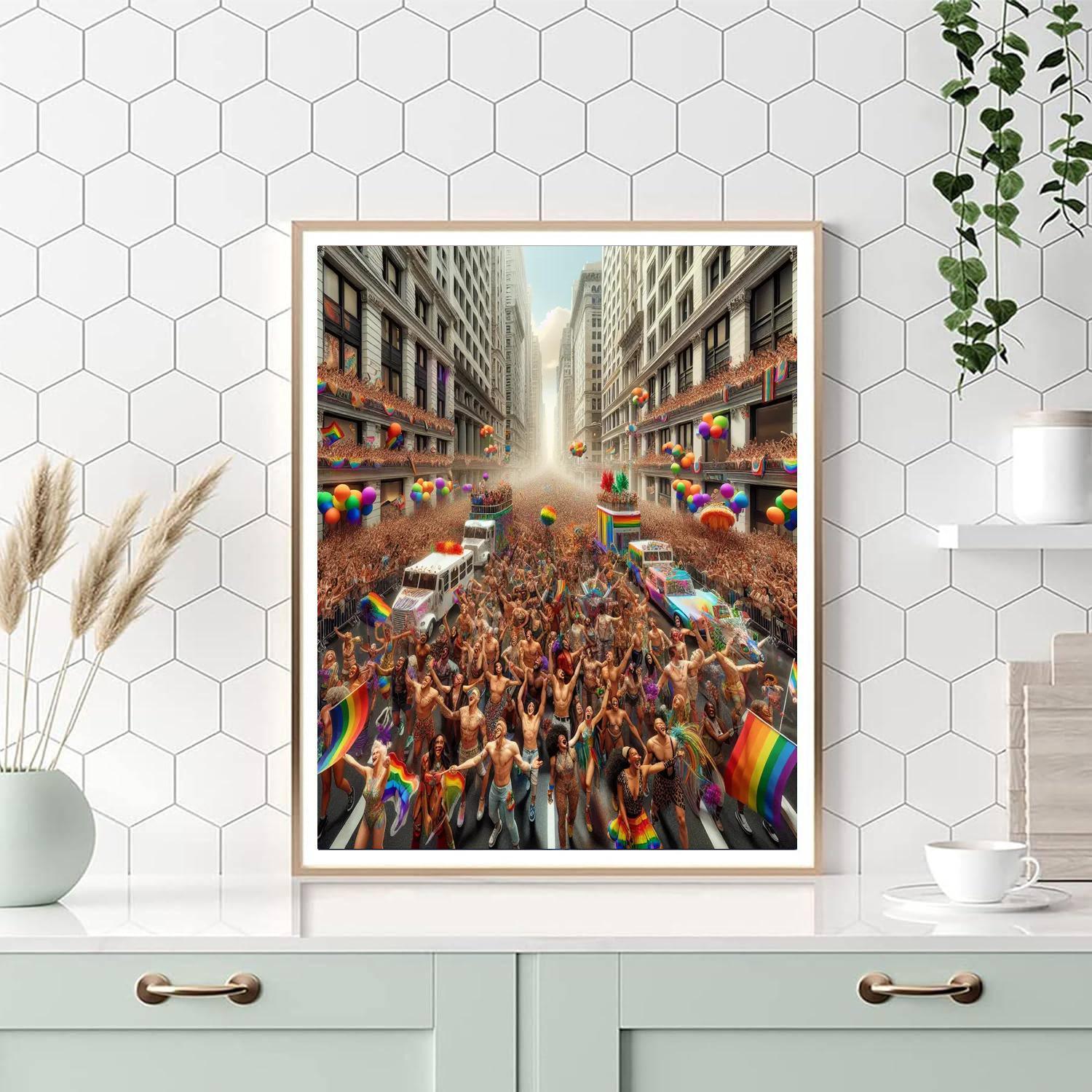 Pride Parade - Various Cities Paint By Numbers Kits