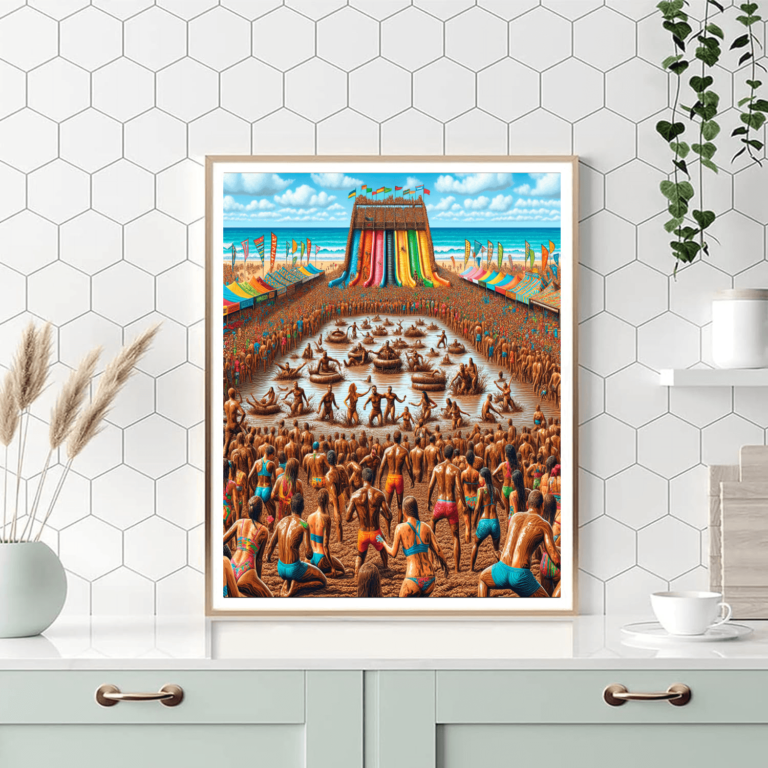 The Boryeong Mud Festival - South Korea Paint By Number