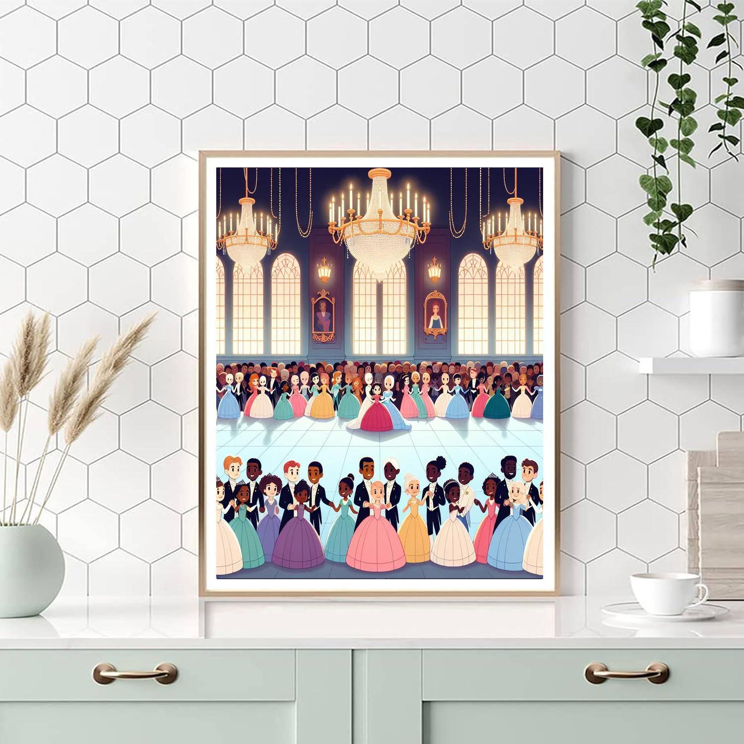 Fairy Tale Princess Ball Paint By Numbers