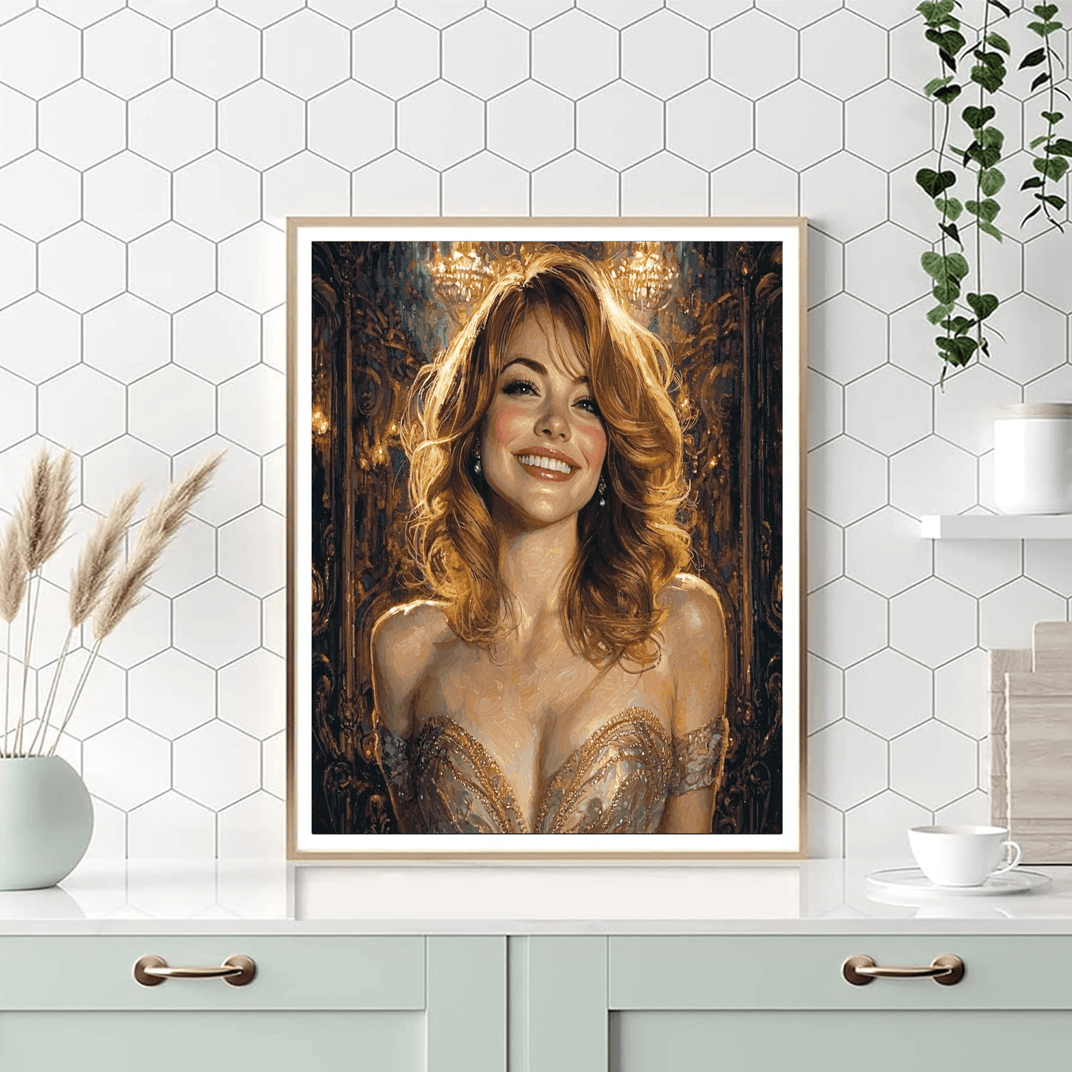 Emma Stone: The Radiant Muse Of Hollywood Painting By Numbers Kit