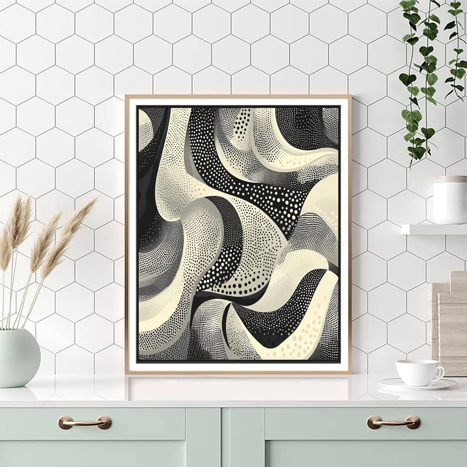 M.C. Escher Inspired Optical Harmony  Paint By Numbers