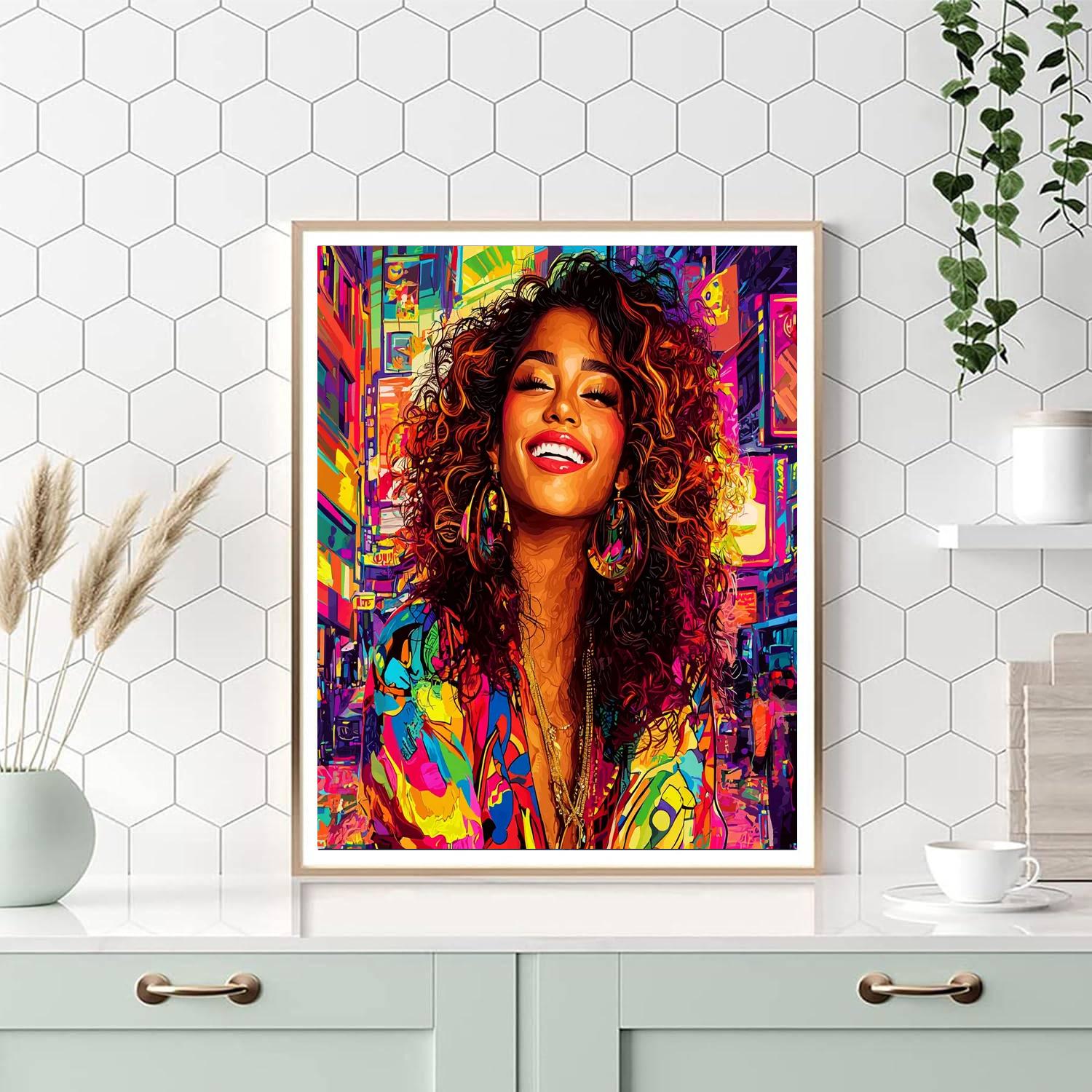 Zendaya: The Rising Star Shining Bright Painting Number Kit