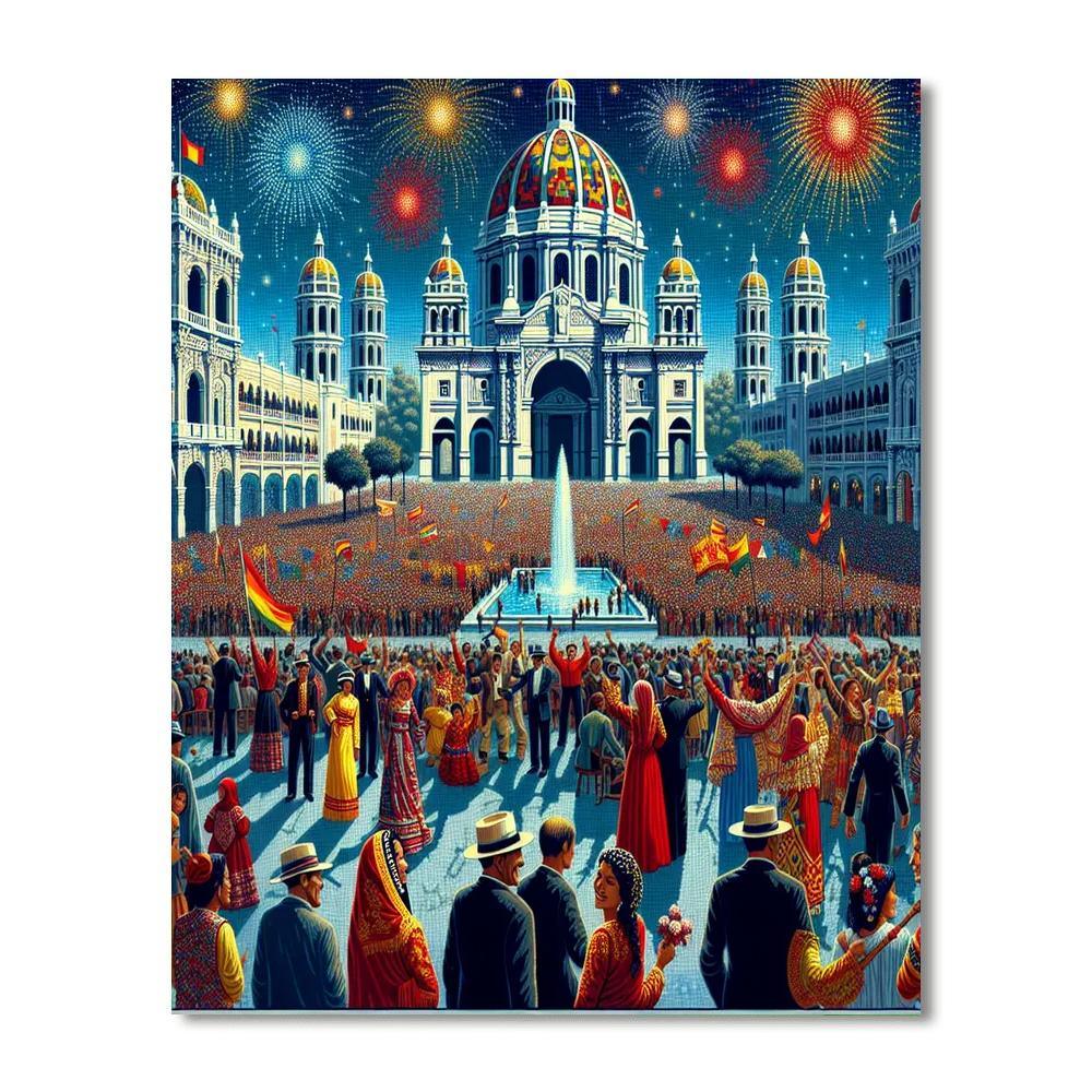 Day Of The City - Moscow, Russia Paint By Number