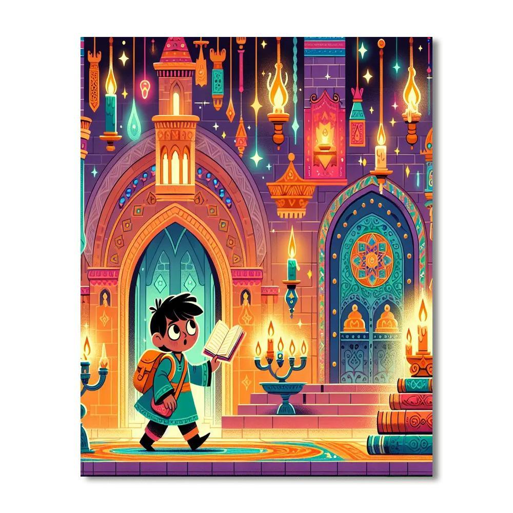 Magic Castle Journey Painting Number Kit