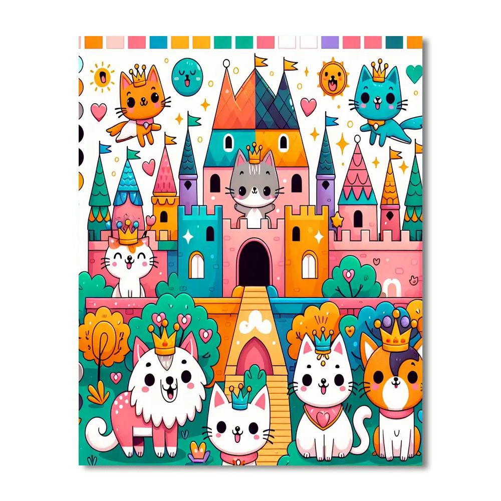 Paws And Claws Kingdom Painting Number Kit