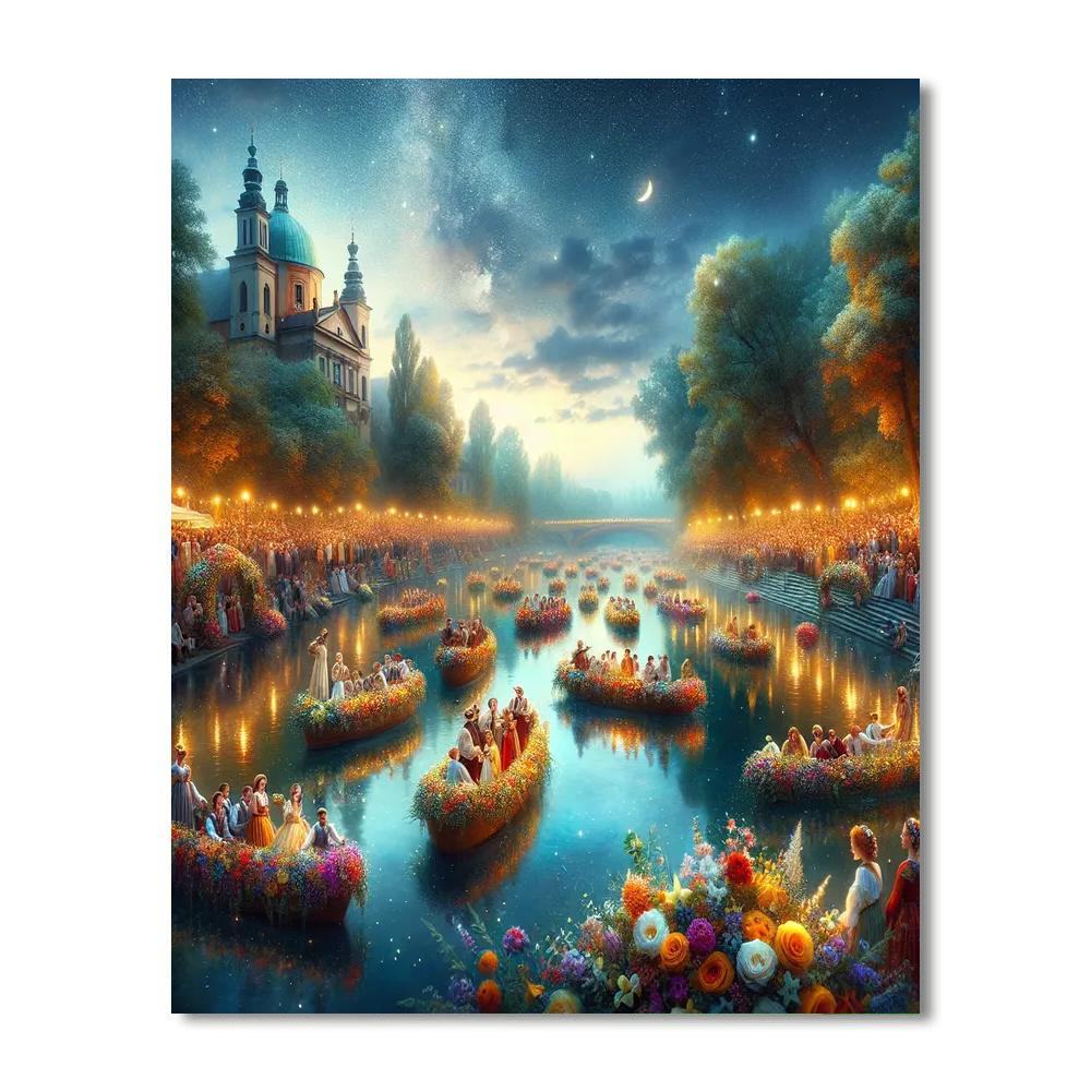 Kraków's Wianki Paint By Numbers Art