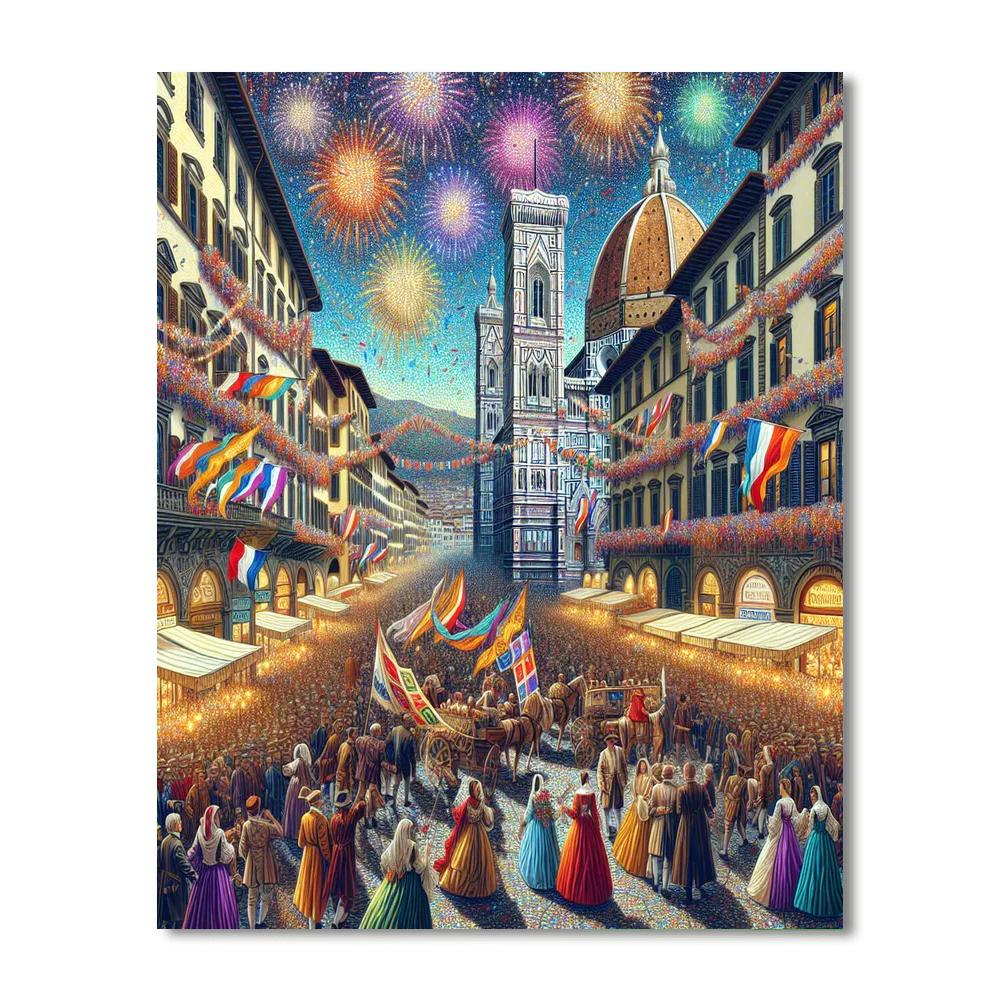 Festa Di San Giovanni Paint By Numbers Kits