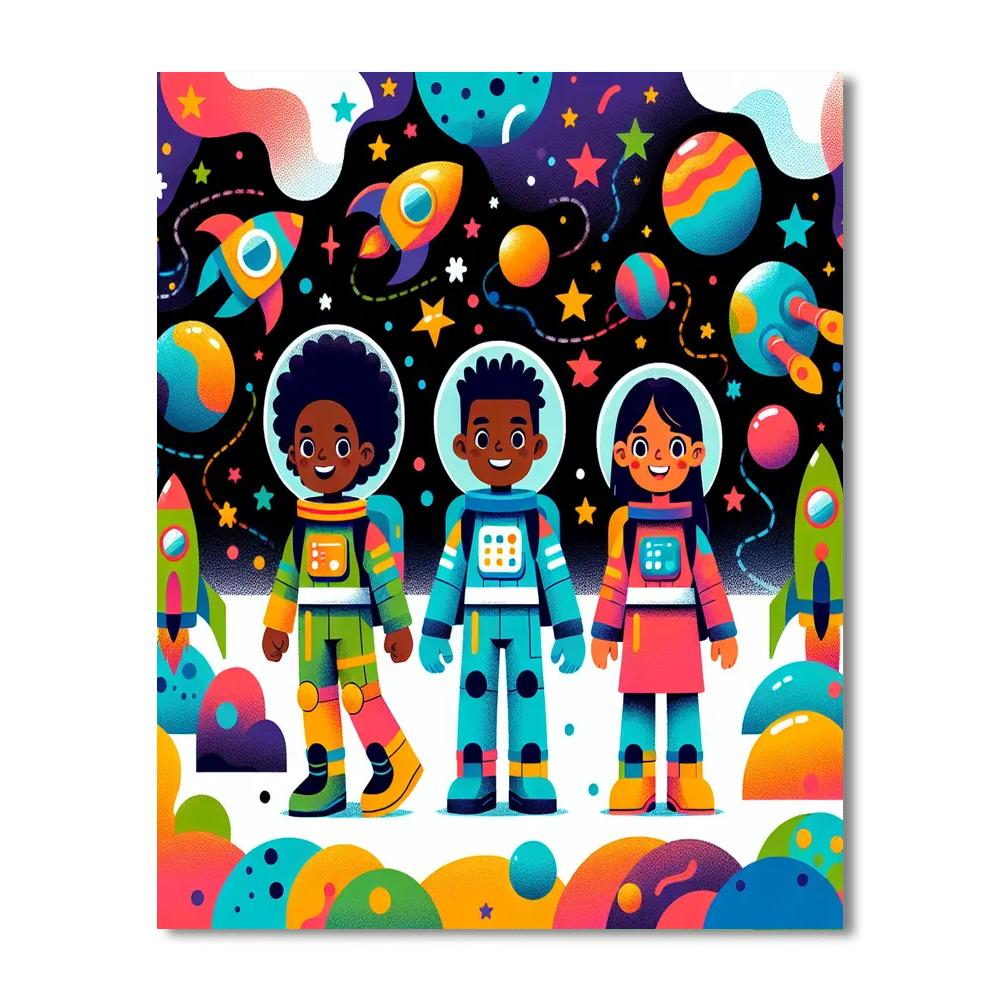 Galactic Patrol Team Paint By Numbers