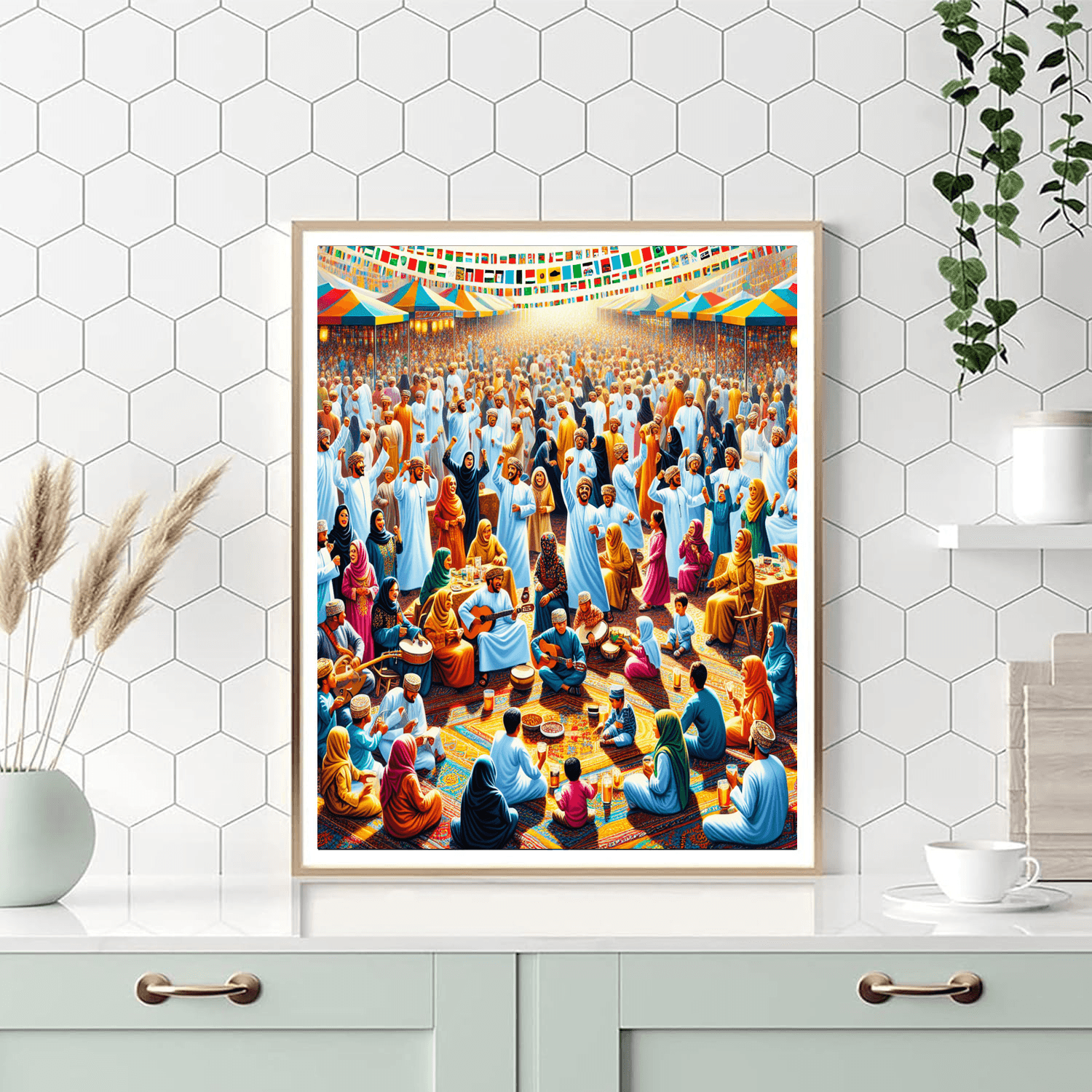 Oman’s Muscat Festival - Oman Painting By Numbers Kit