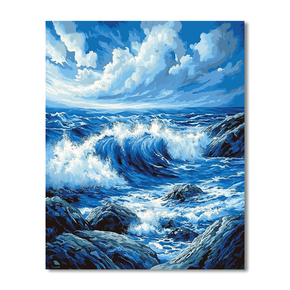 Winslow Homer Inspired Dance Of The Sea  Paint By Numbers Kits