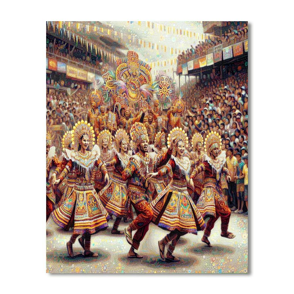 Sinulog Festival - Cebu, Philippines DIY Paint By Numbers
