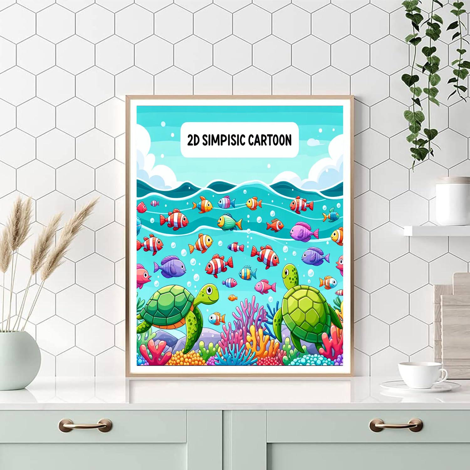 Aquatic Ocean Discovery Numbered Painting Kits