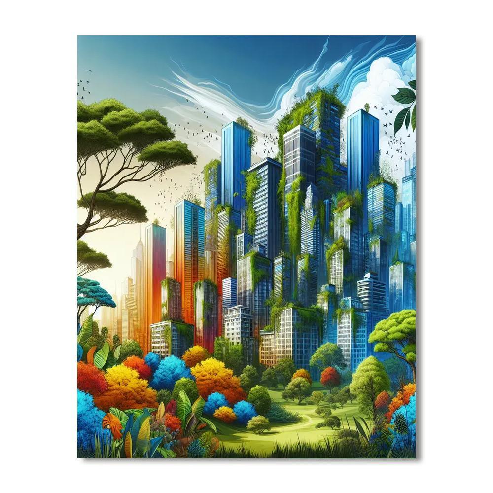 Bold Urban Jungle Paint By Numbers Kits
