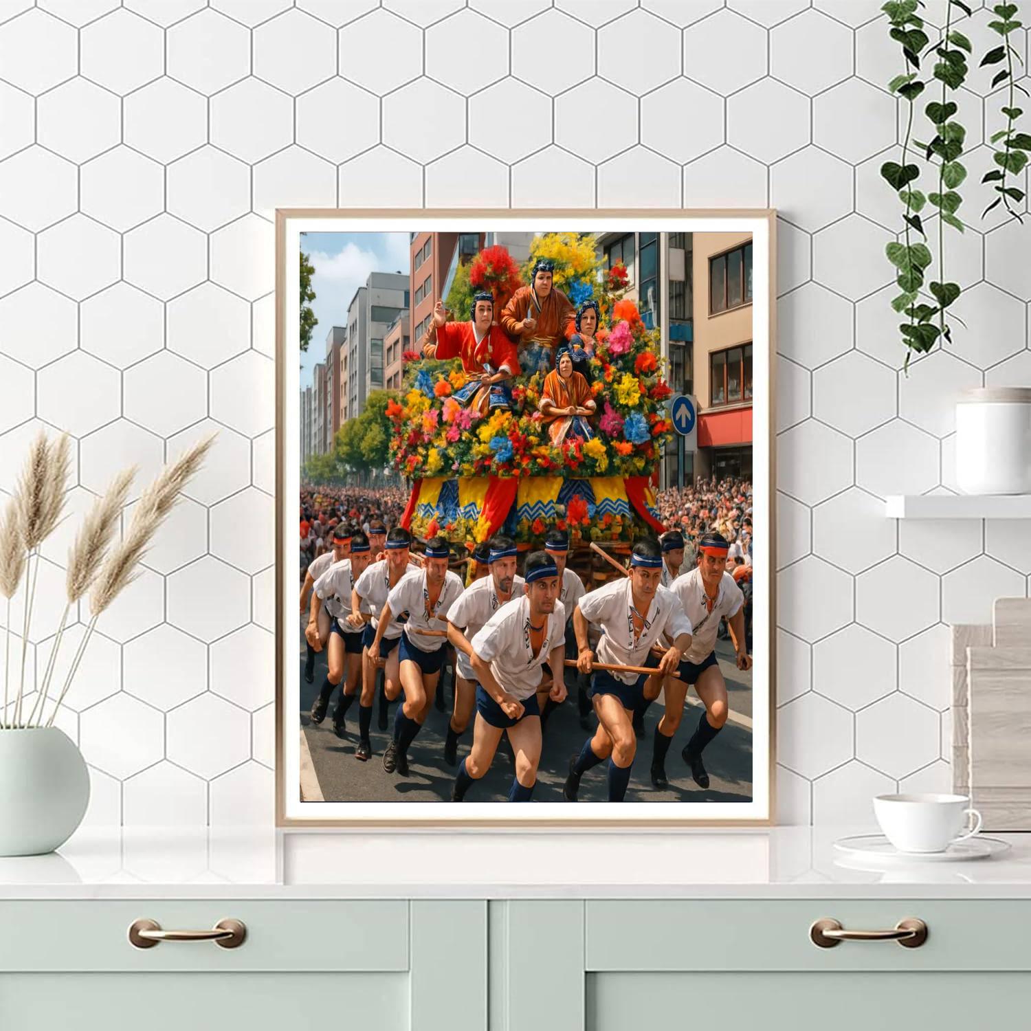 Gion Yamagasa - Japan Numbered Painting Kits