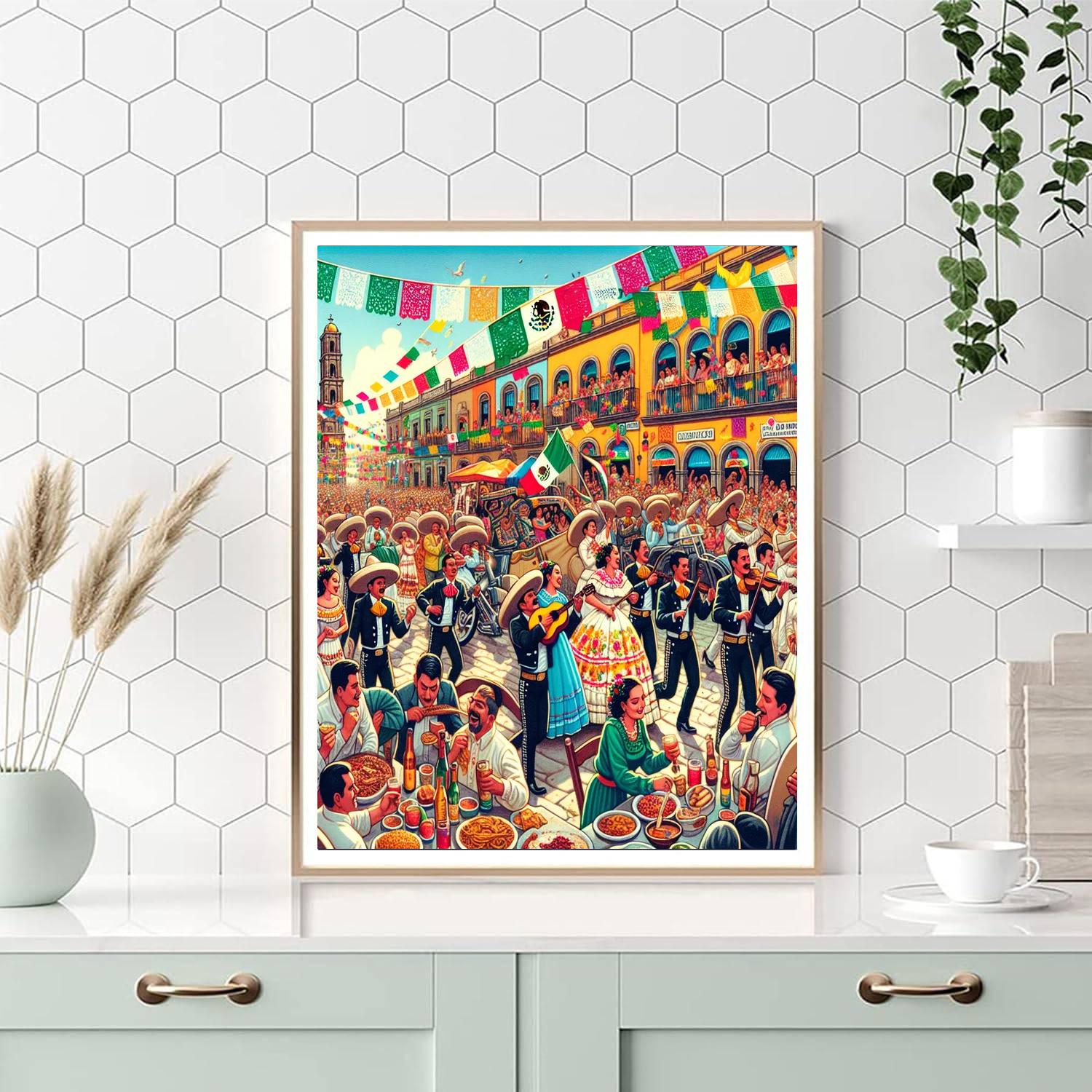 Cinqo De Mayo DIY Paint By Numbers