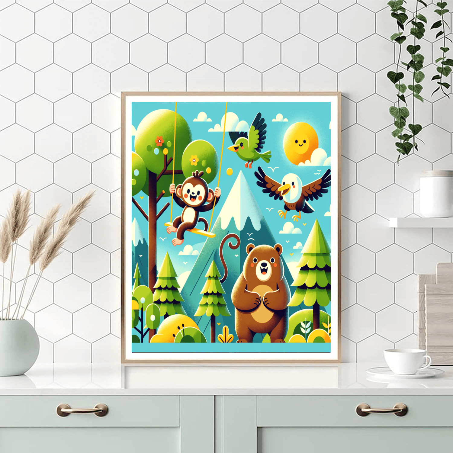 Adventurous Animal Explorers Painting By Numbers Kit